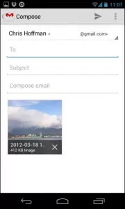 transfer android videos with email