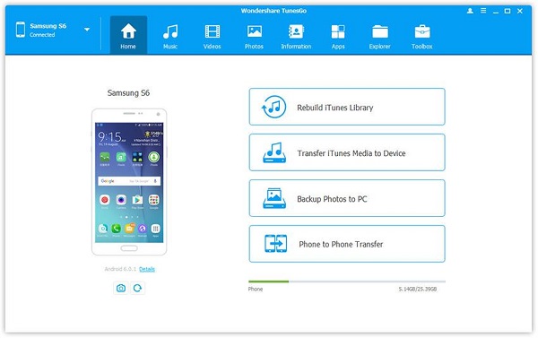 connect android phone to computer