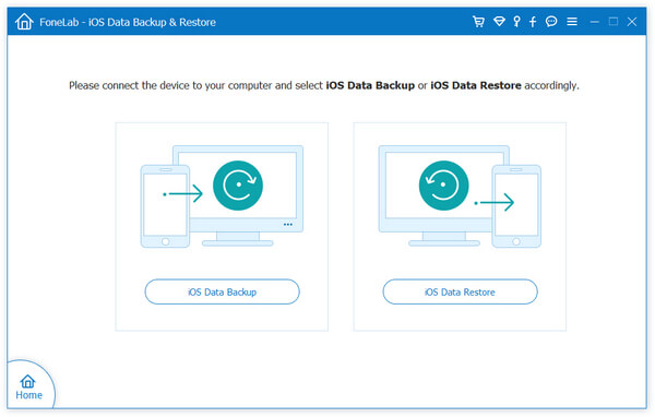 select backup feature