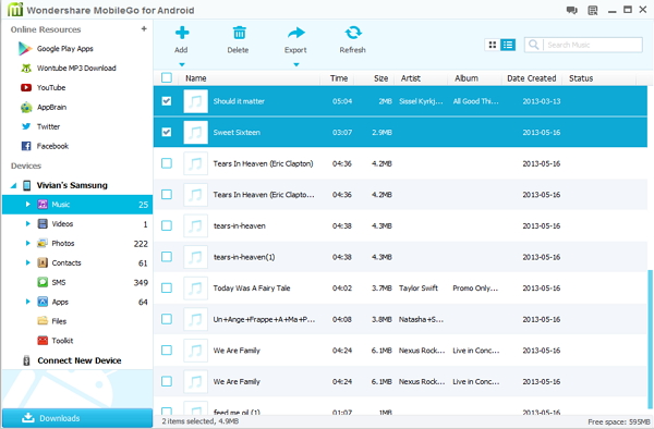 transfer apps data from android to android